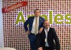 Todd Sanders and Iain Forbes at the US Apple Exports Council.